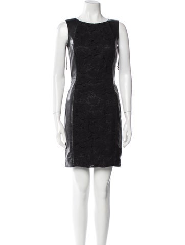 Valentino Dresses Lambskin Mini Dress XS