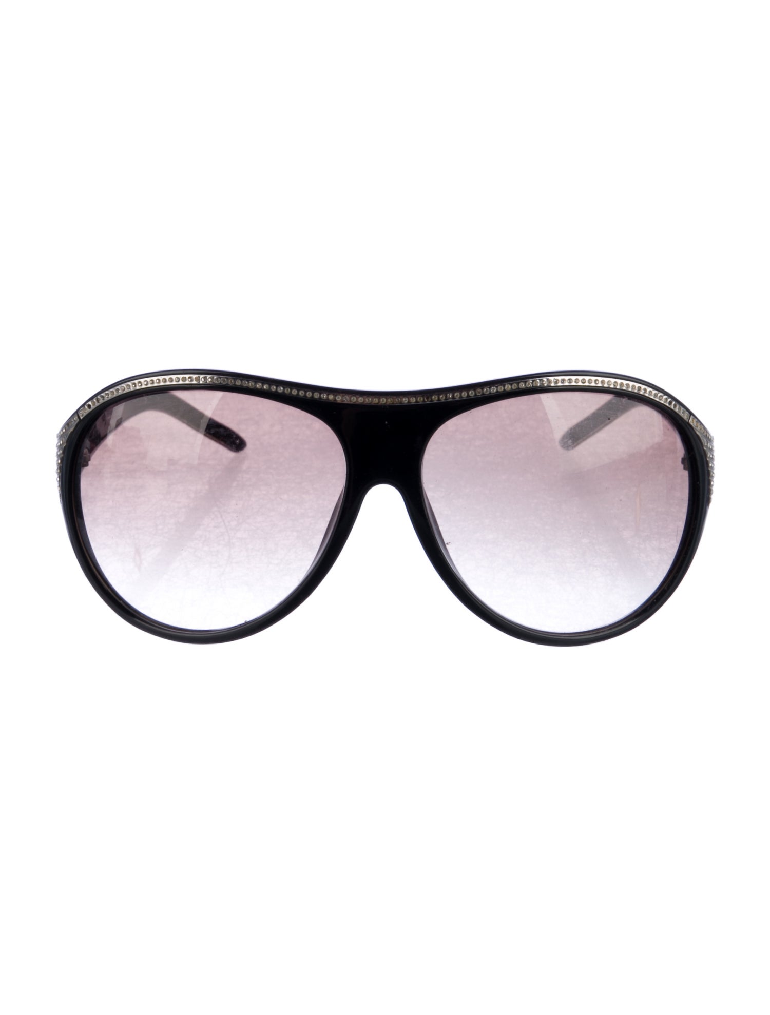 Valentino Rockstud Accents Oversize Sunglasses