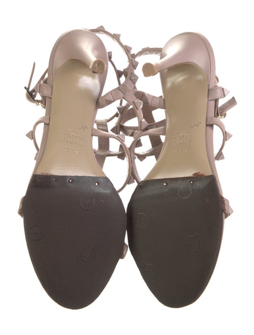 Valentino Rockstud Accents Leather Sandals