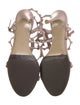 Valentino Rockstud Accents Leather Sandals