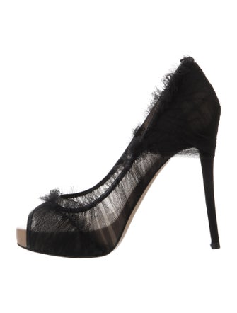 Valentino Mesh Pumps