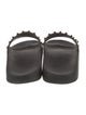 Valentino Rockstud Accents Rubber Slides