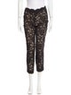 Valentino Lace Pattern Straight Leg Pants