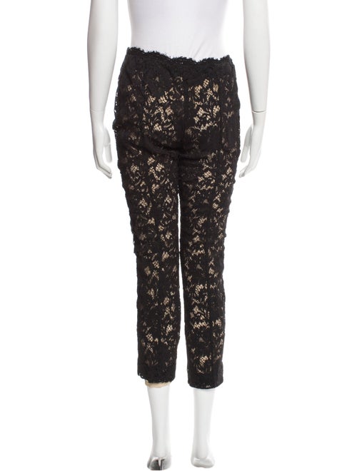 Valentino Lace Pattern Straight Leg Pants