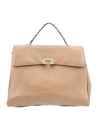 Valentino Rockstud Top Handle Bag