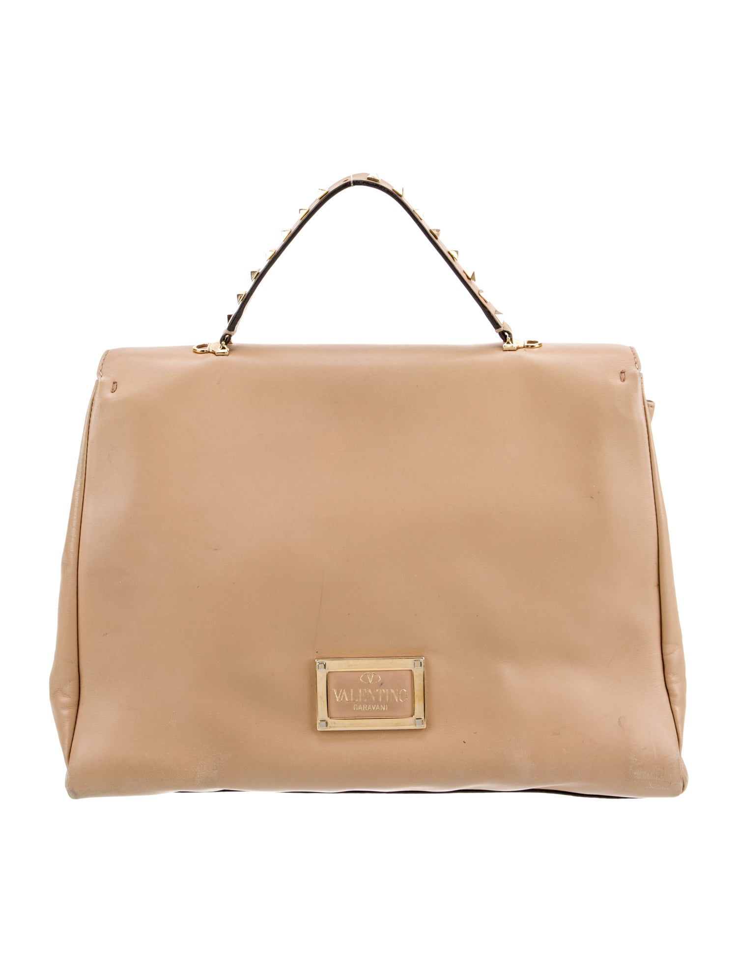 Valentino Rockstud Top Handle Bag