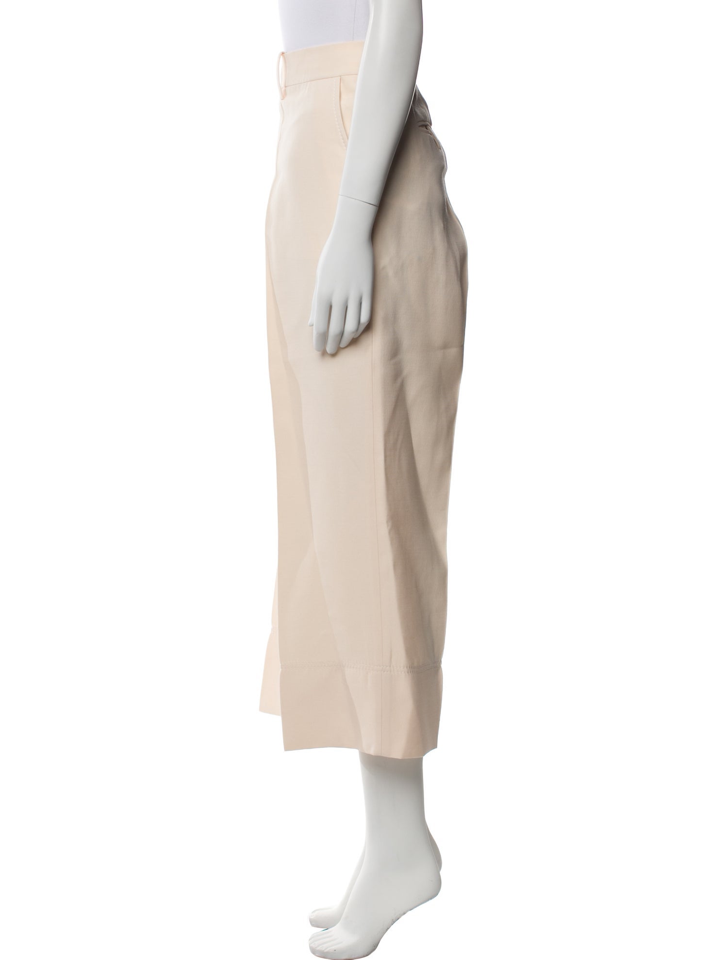 Valentino Virgin Wool Wide Leg Pants