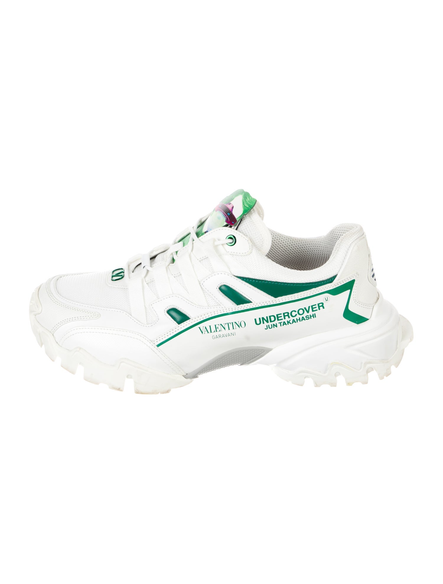 Valentino x Undercover Mesh Printed Athletic Sneakers