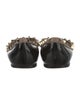 Valentino Rockstud Accents Patent Leather Ballet Flats
