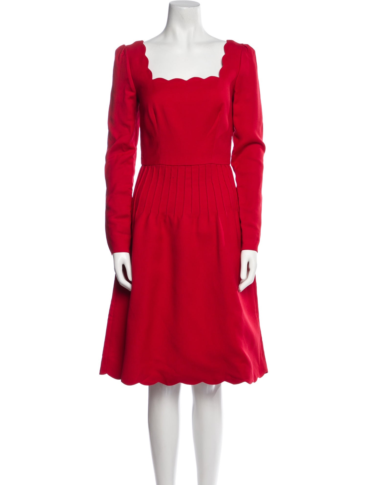 Valentino Wool Knee-Length Dress