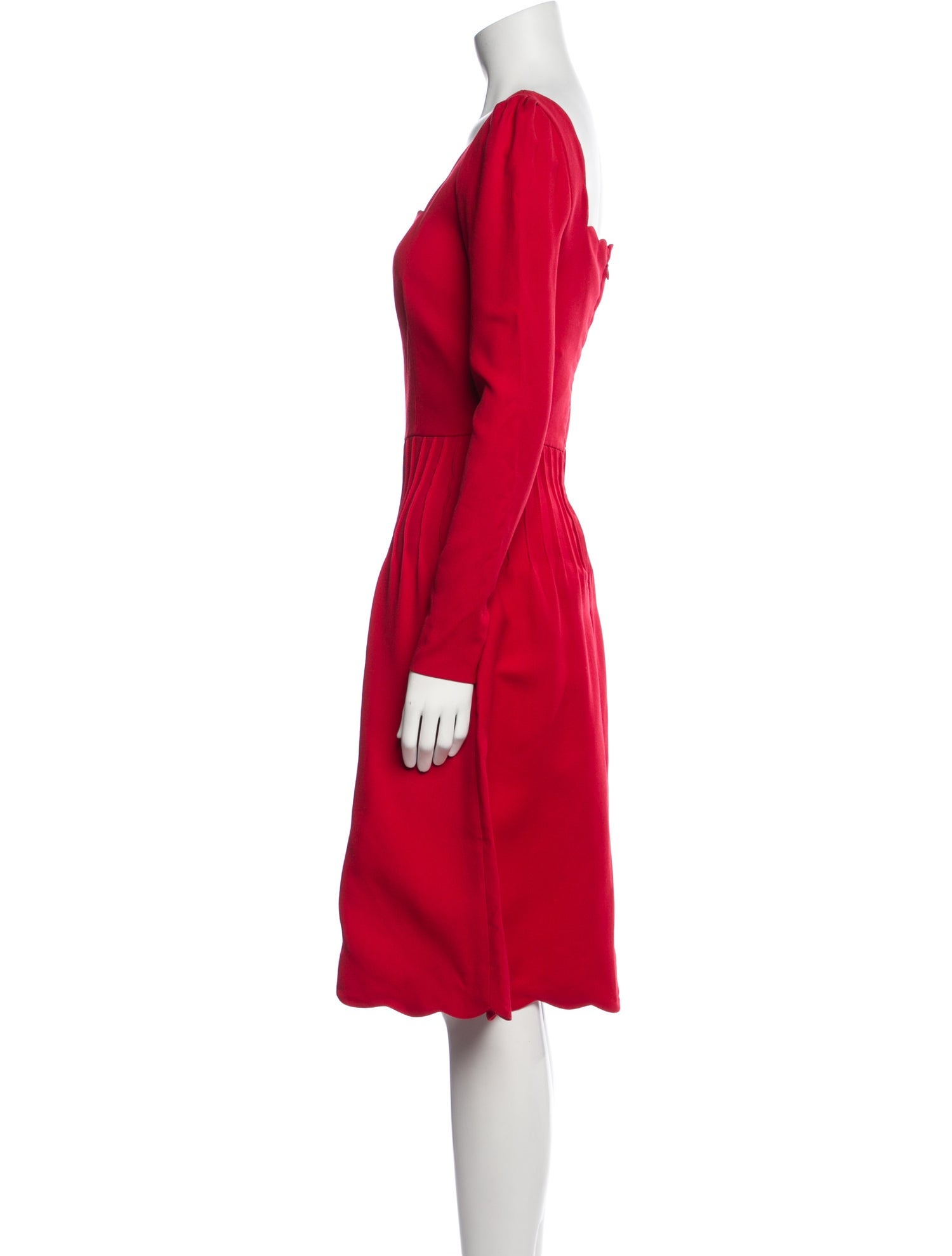 Valentino Wool Knee-Length Dress