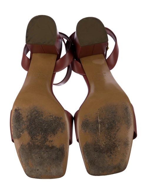 Valentino Rockstud Accents Leather Sandals