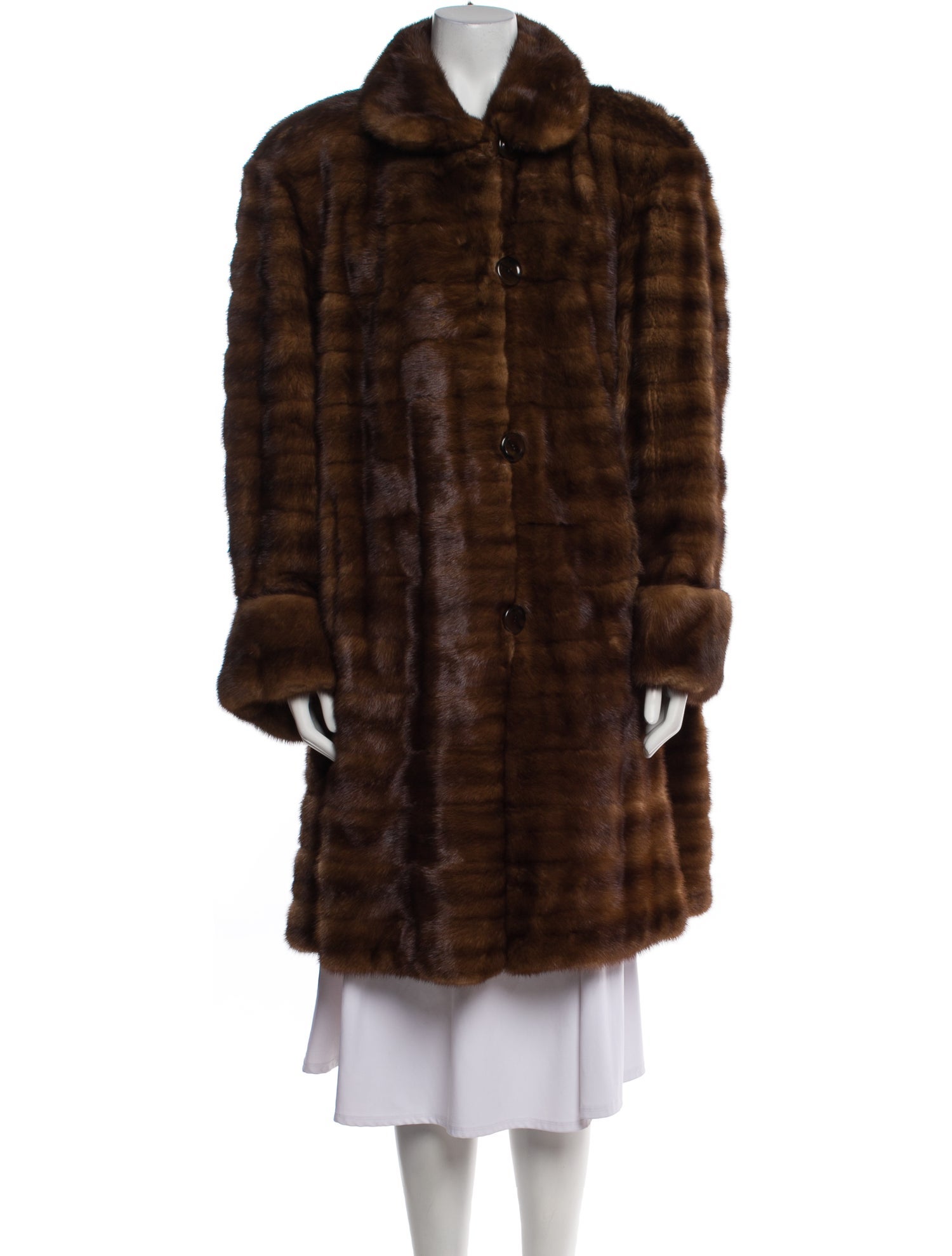 Valentino Vintage 1980's Fur Coat