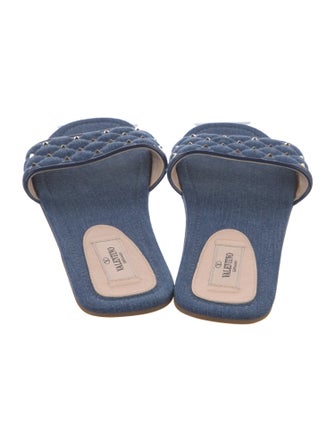 Valentino Denim Slides