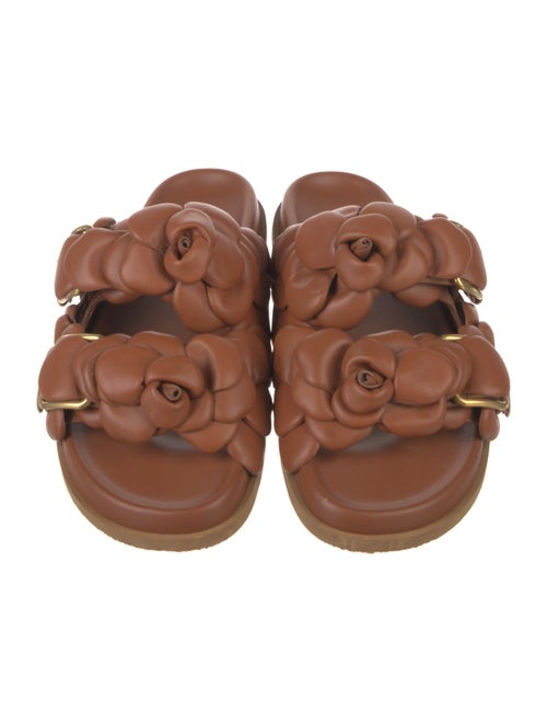 Valentino Leather Slides