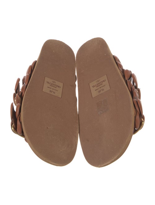 Valentino Leather Slides