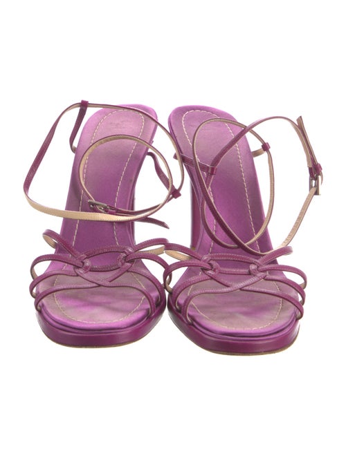 Valentino Silk Bow Accents Sandals