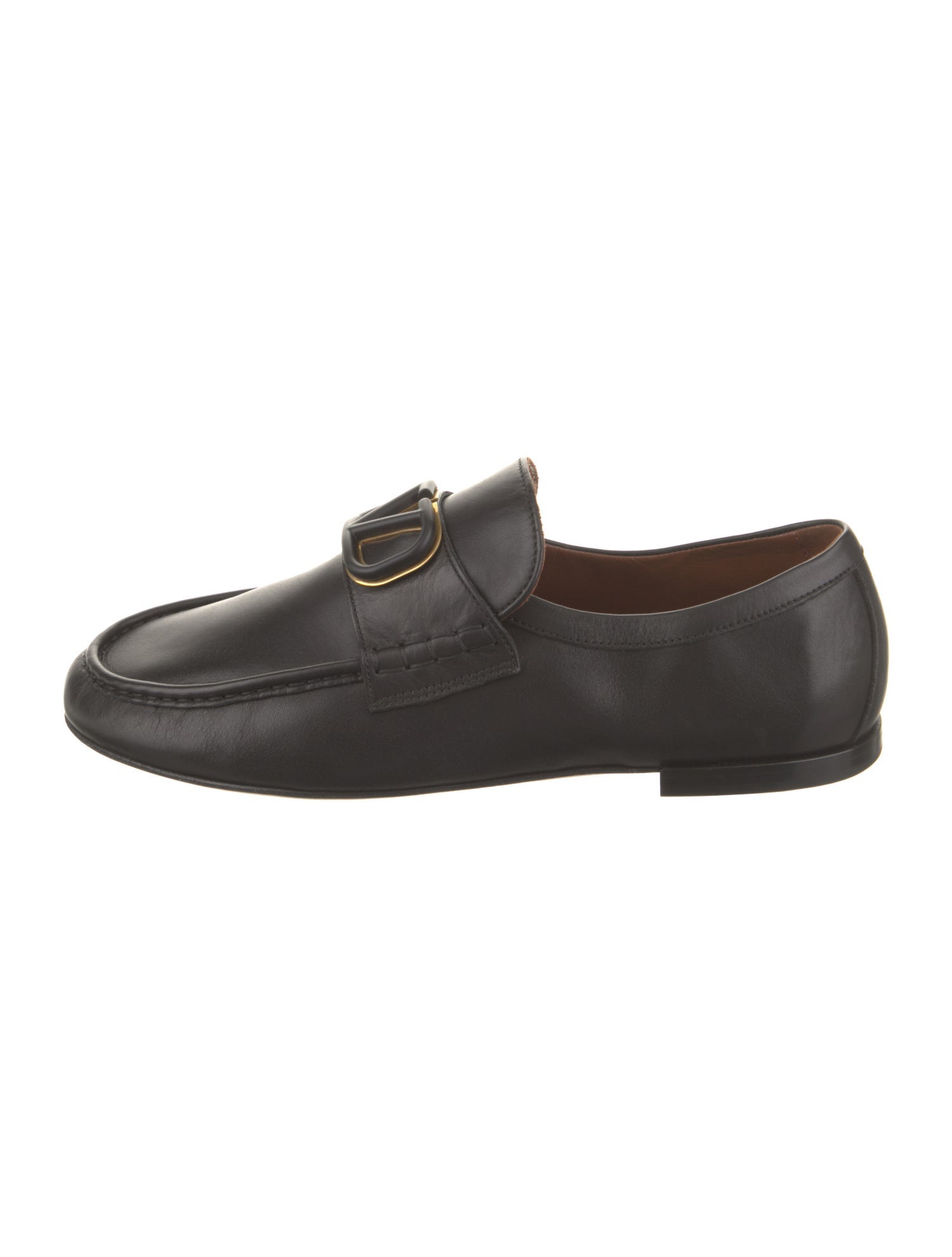 Valentino Leather Dress Loafers