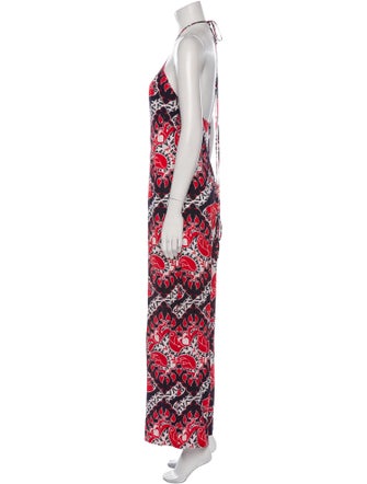 Valentino Silk Printed Jumpsuit