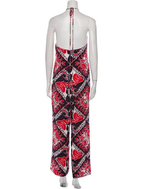 Valentino Silk Printed Jumpsuit