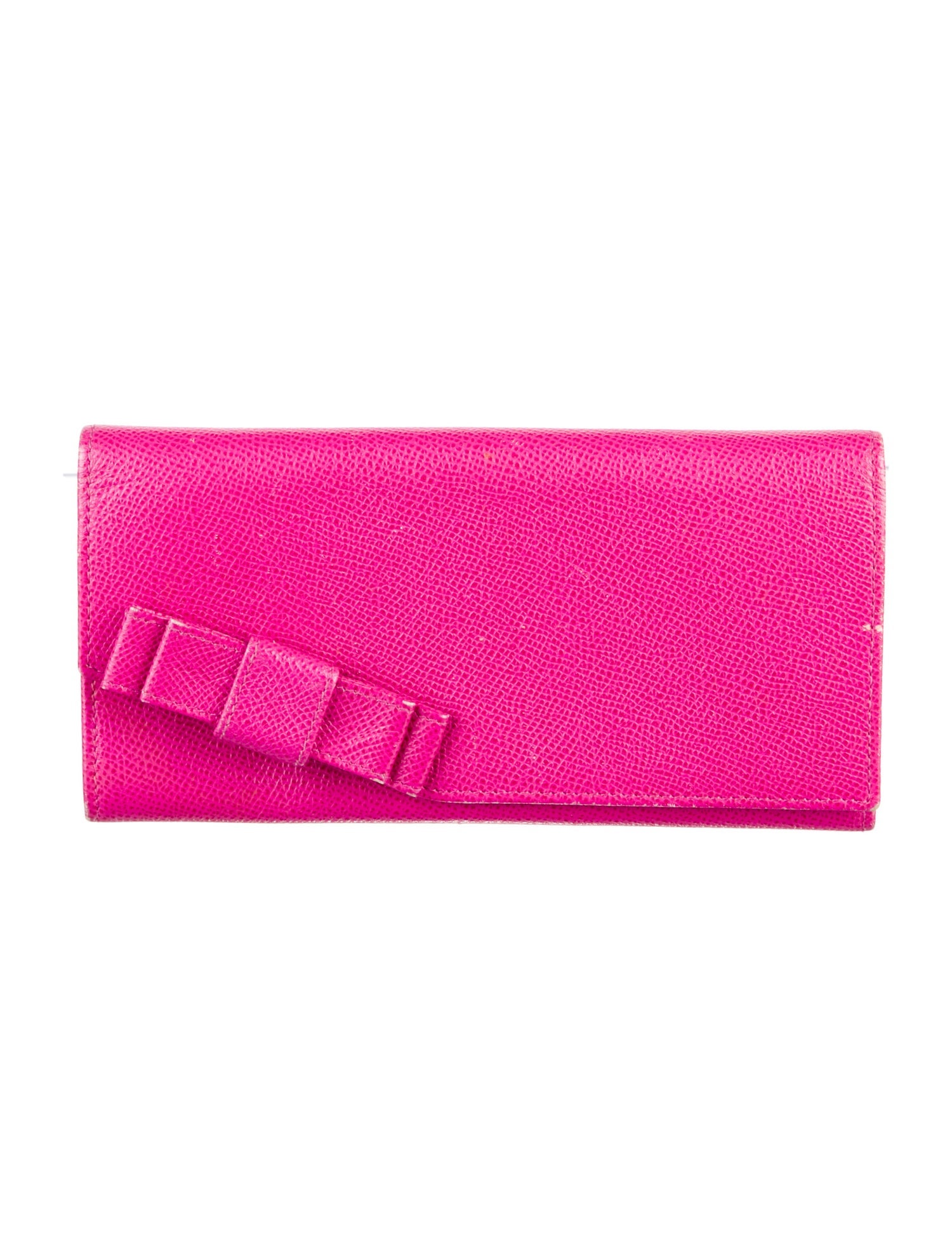 Valentino Leather Continental Wallet