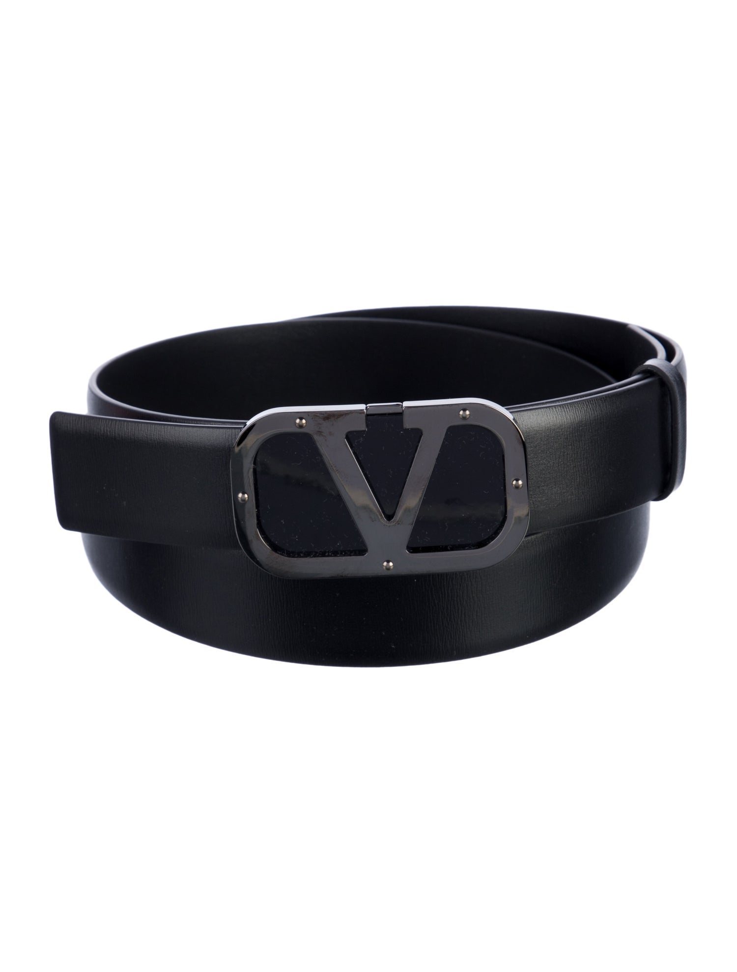 Valentino Skinny Leather Belt w/ Tags