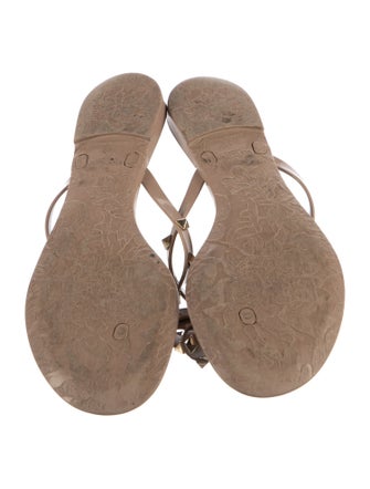 Valentino Rockstud Accents Rubber Slides