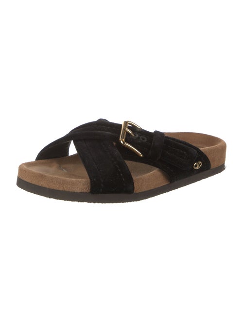 Valentino Velvet Slides