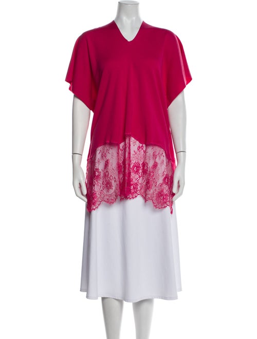 Valentino Virgin Wool Lace Pattern Tunic