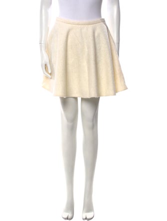 Valentino Virgin Wool Mini Skirt