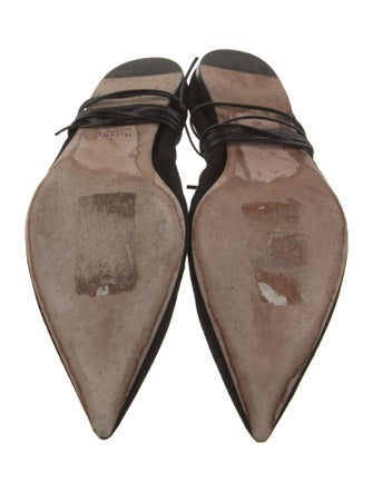 Valentino Rockstud Accents Suede Ballet Flats