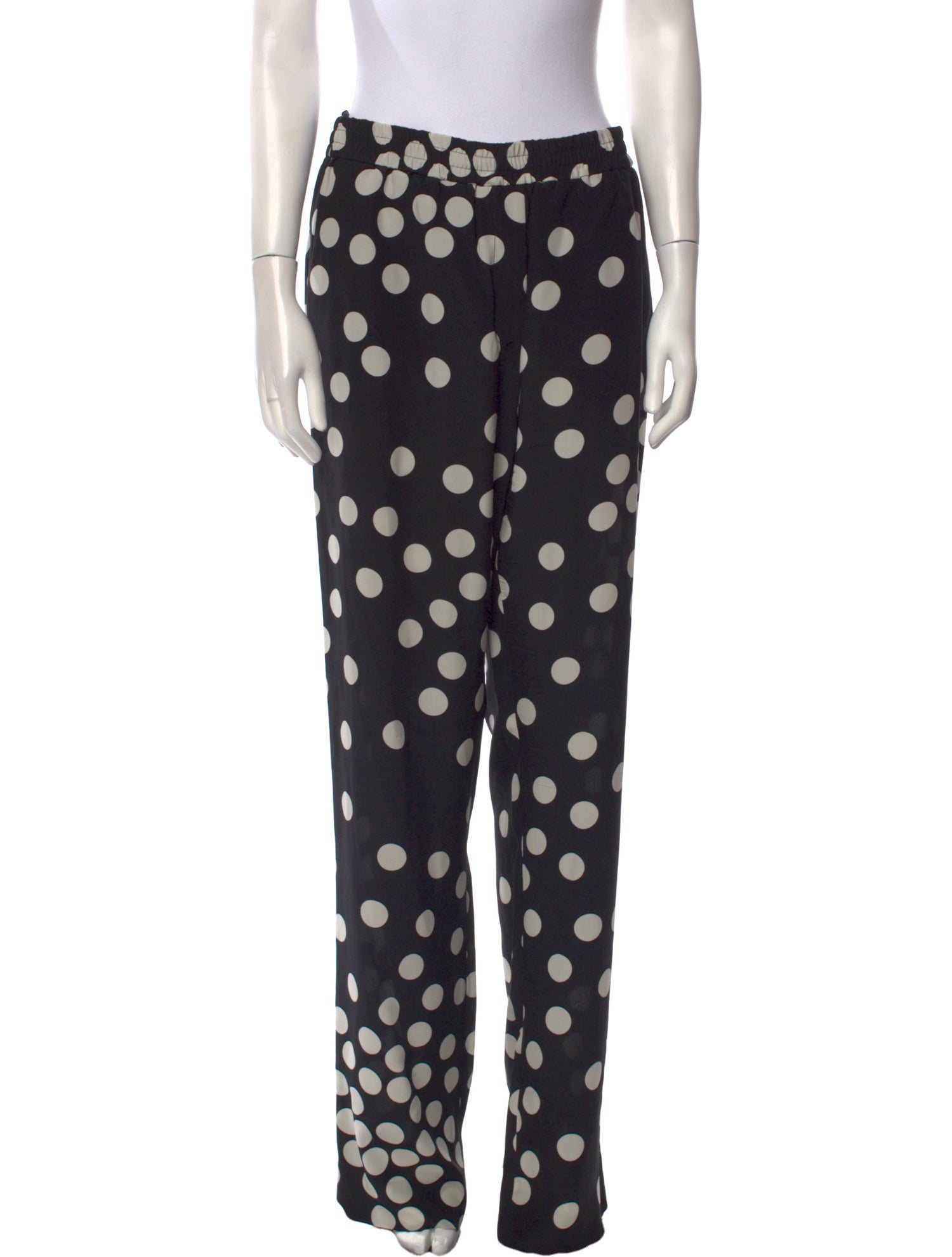 Valentino Silk Wide Leg Pants