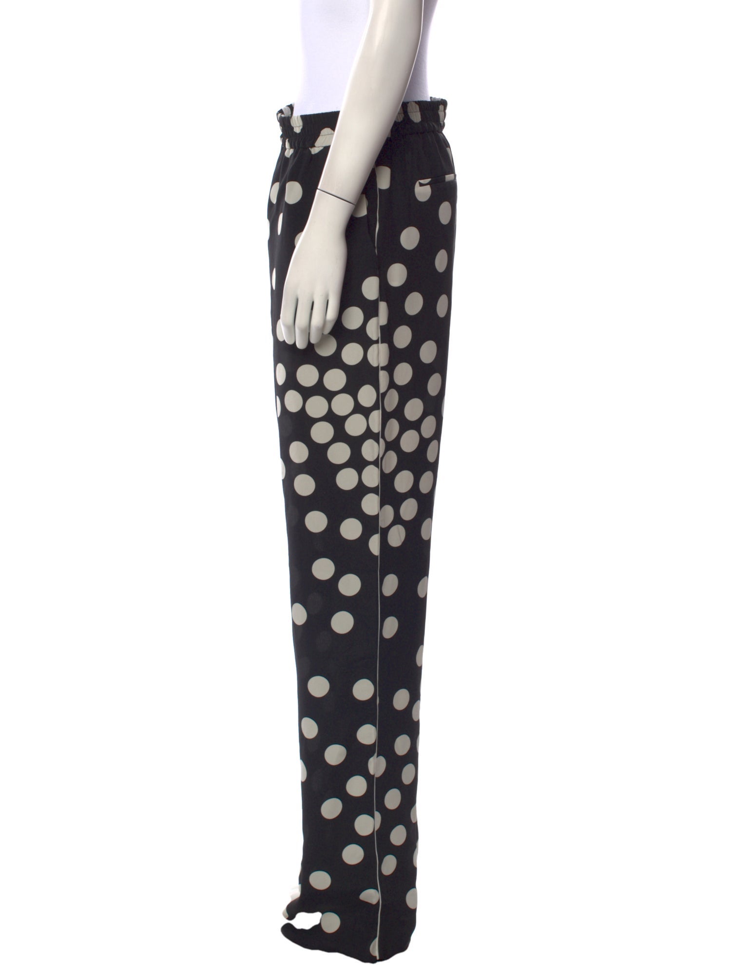 Valentino Silk Wide Leg Pants