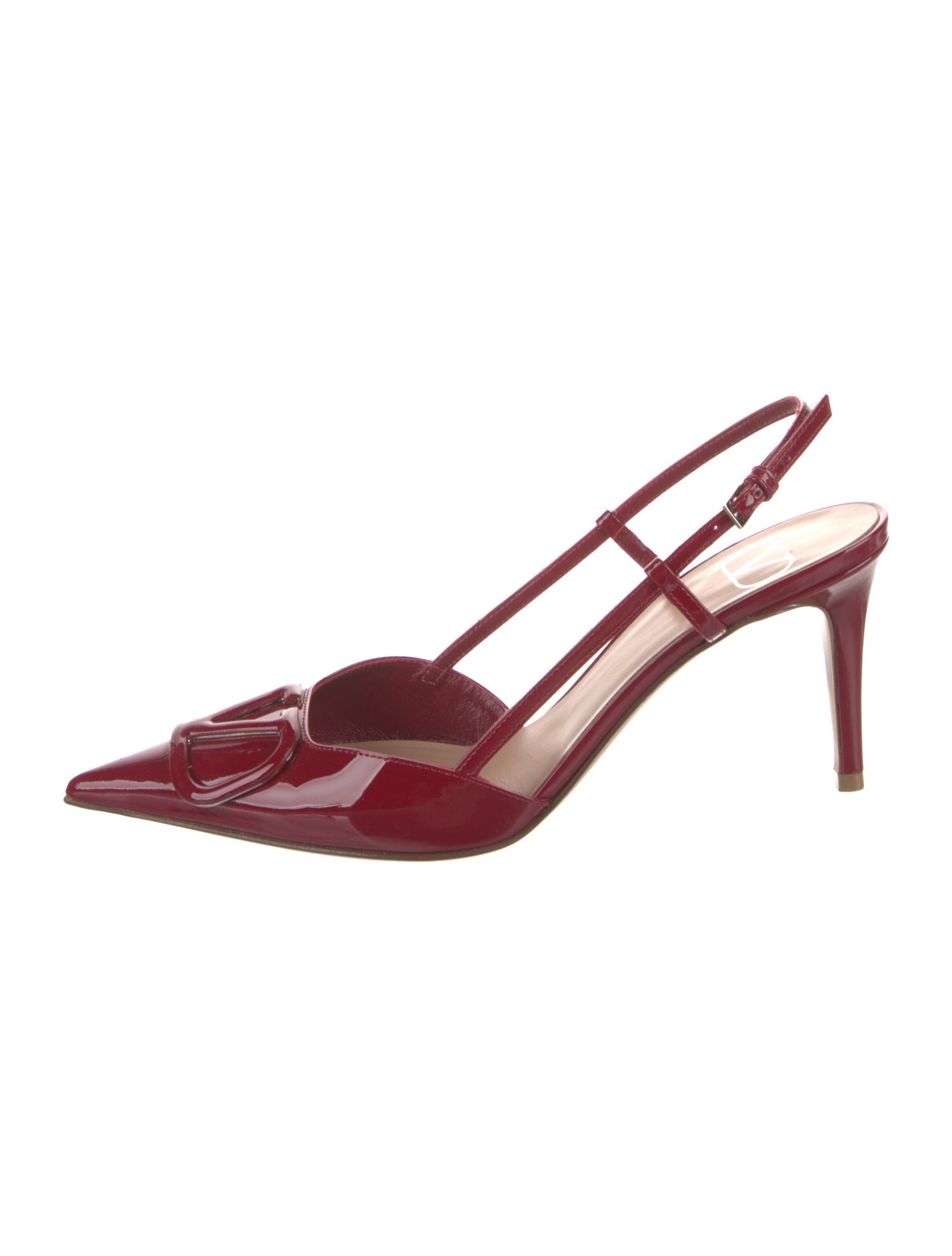 Valentino Patent Leather Slingback Pumps