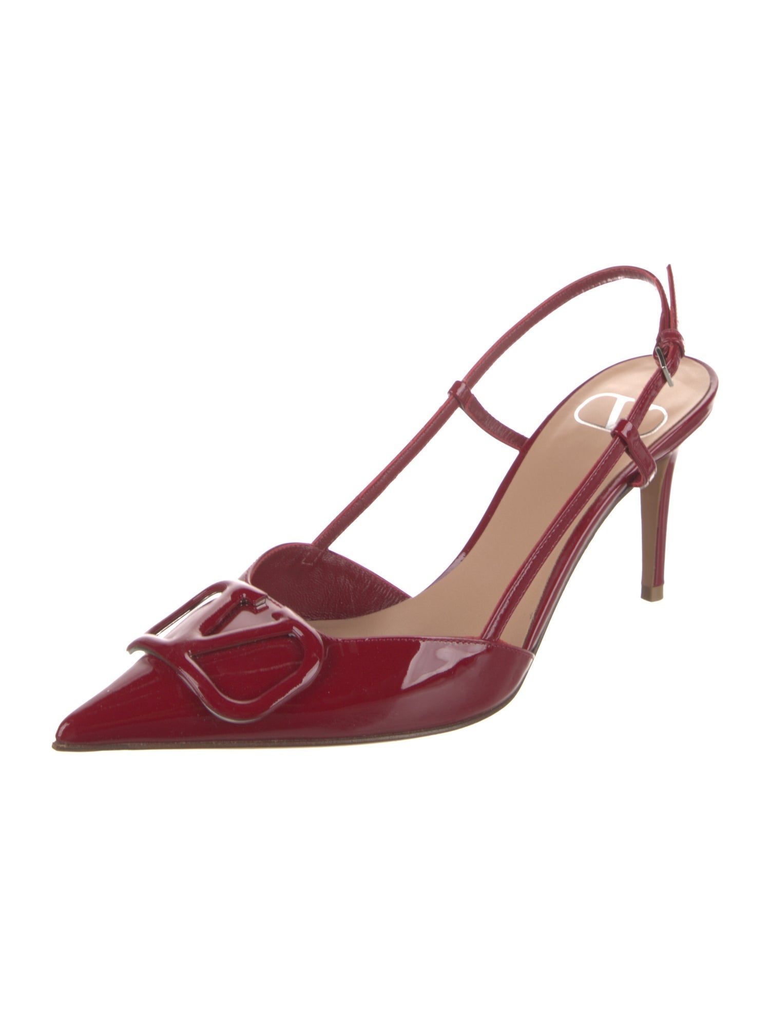 Valentino Patent Leather Slingback Pumps