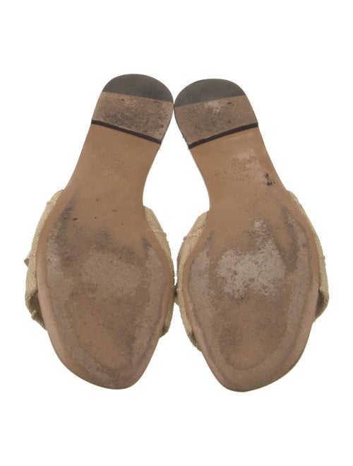 Valentino Canvas Studded Accents Slides