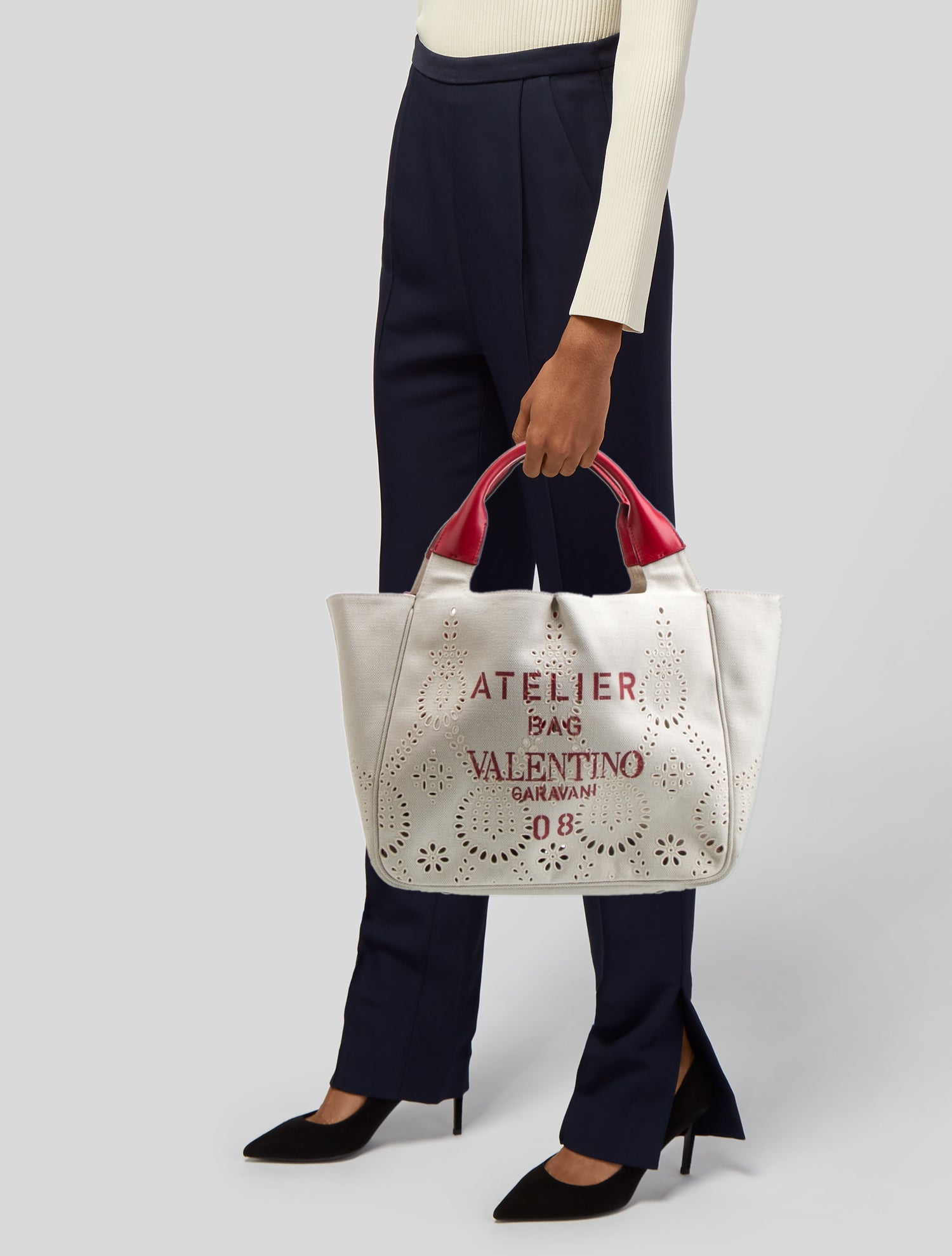 Valentino Garavani Atelier Canvas Tote