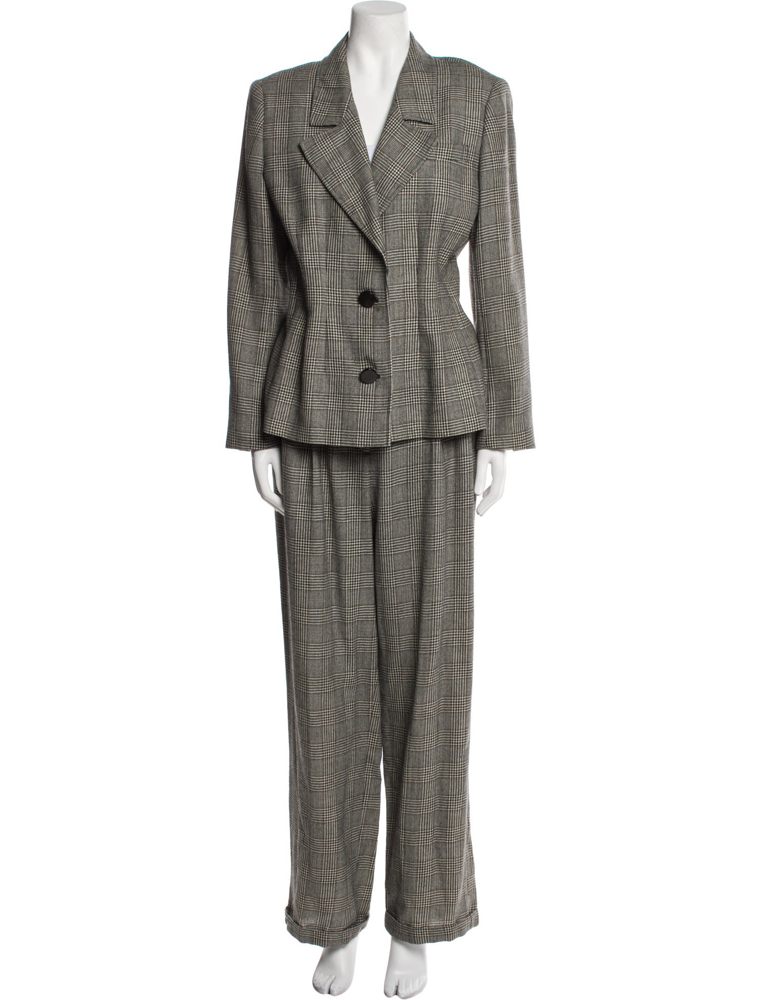 Valentino Vintage Wool Pant Set
