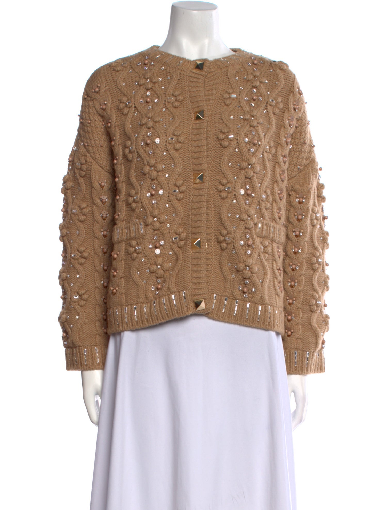 Valentino Wool Crew Neck Sweater