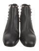 Valentino Rockstud Accents Leather Boots