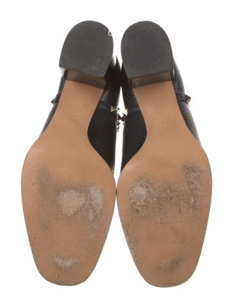 Valentino Rockstud Accents Leather Boots