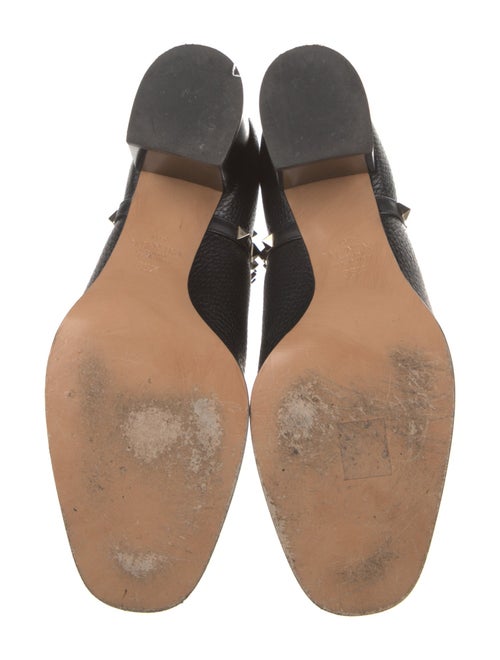 Valentino Rockstud Accents Leather Boots