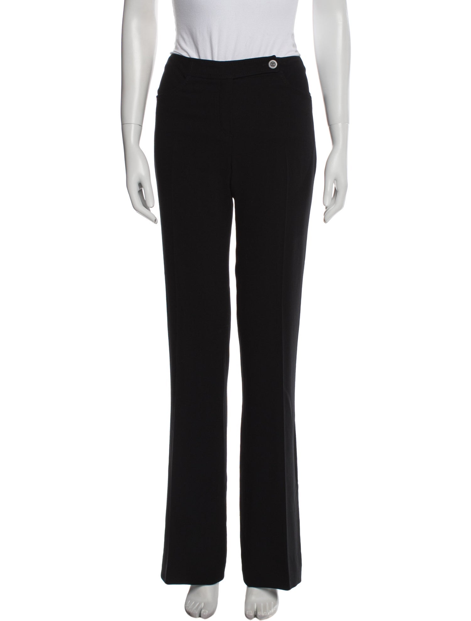 Valentino Virgin Wool Wide Leg Pants