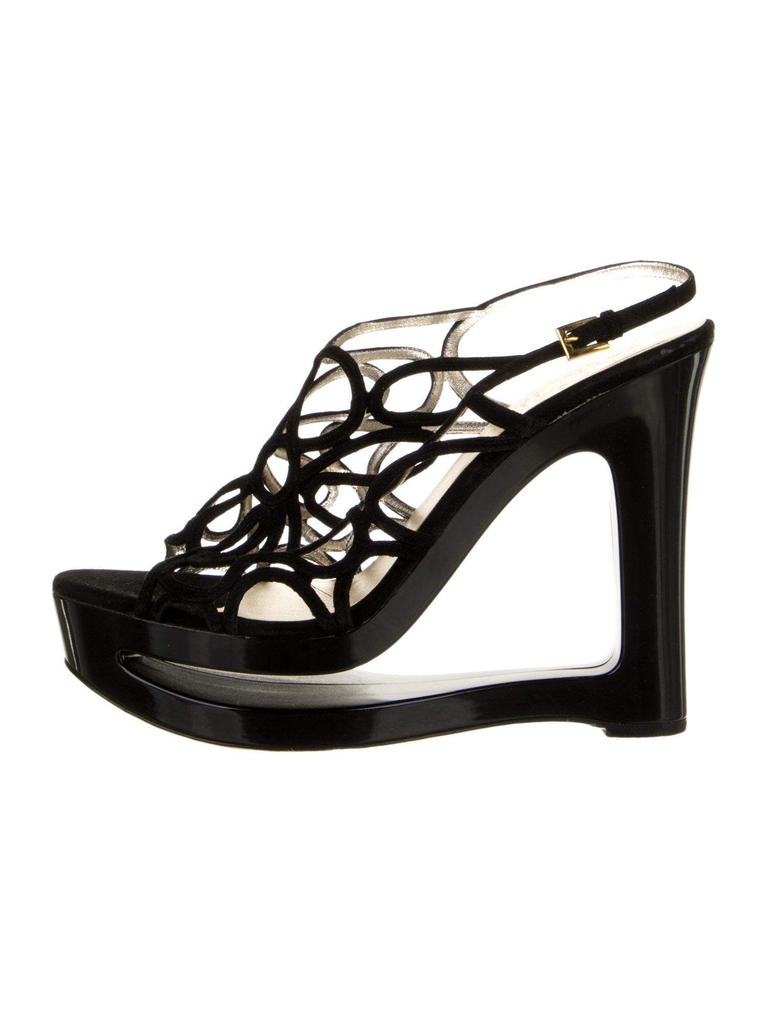 Valentino Suede Slingback Sandals