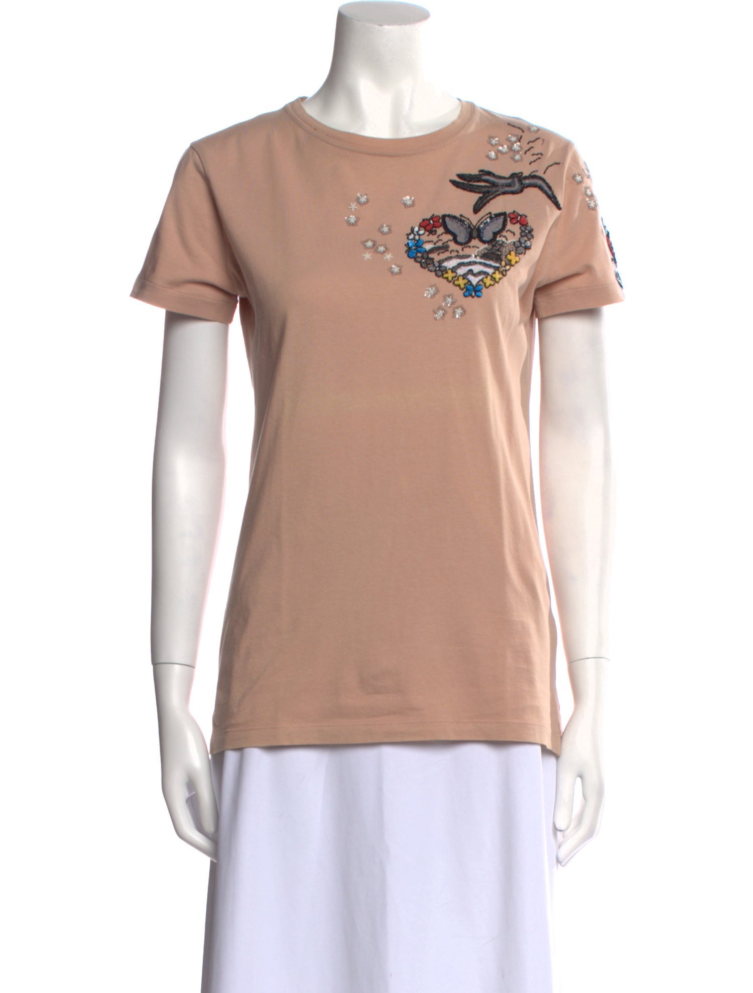 Valentino Graphic Print Crew Neck T-Shirt