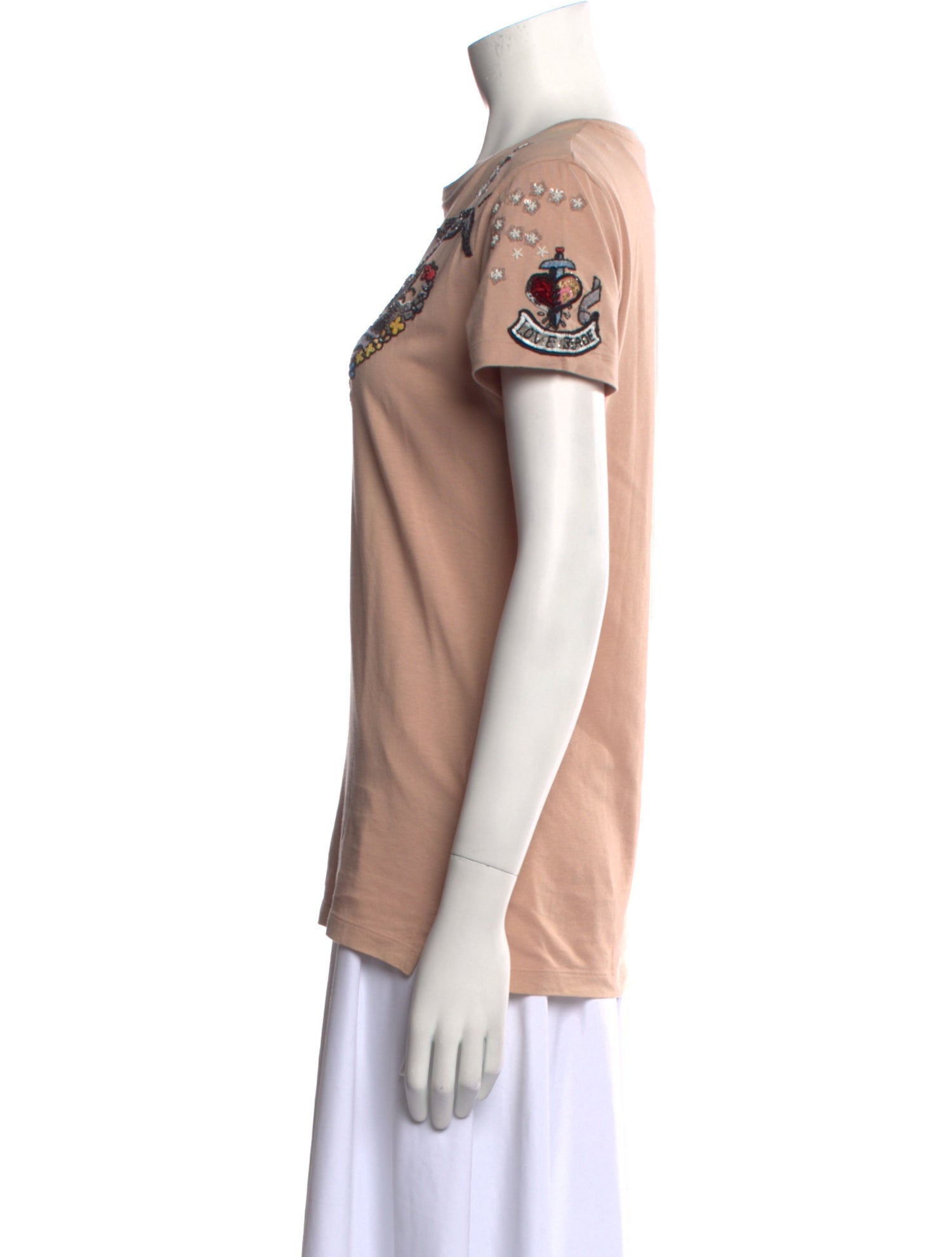 Valentino Graphic Print Crew Neck T-Shirt