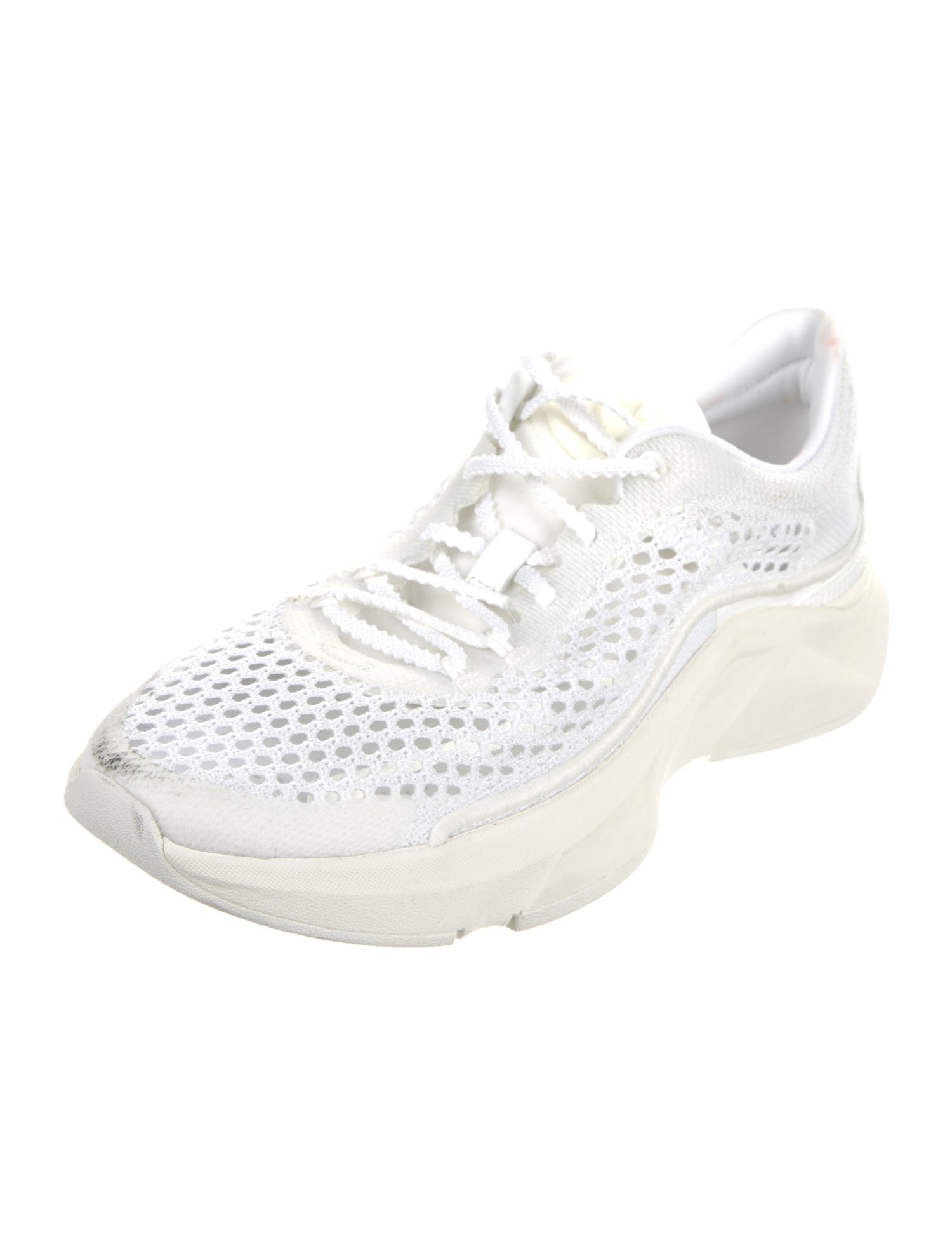 Valentino Mesh Sequin Embellishments Sneakers