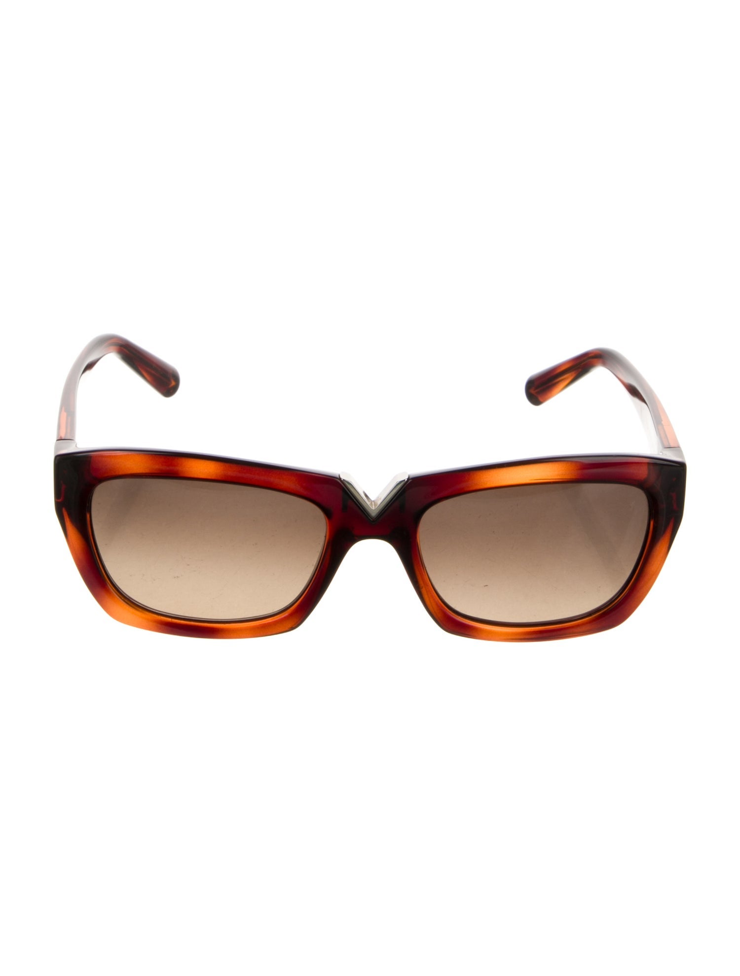 Valentino Rockstud Accents Square Sunglasses