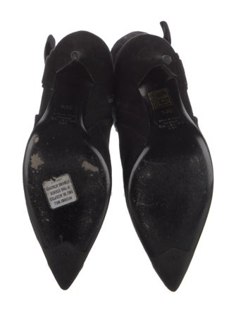 Valentino Suede Bow Accents Boots