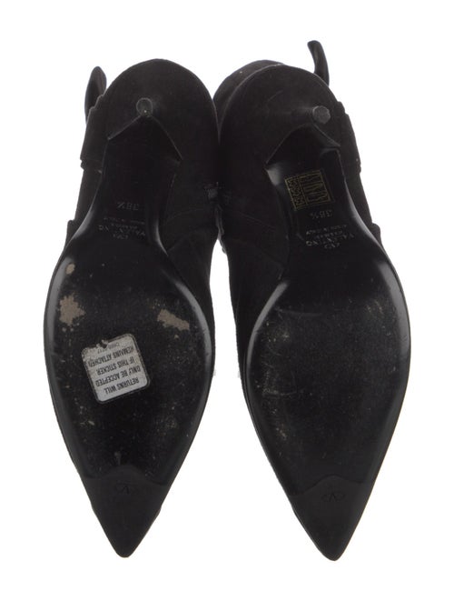 Valentino Suede Bow Accents Boots